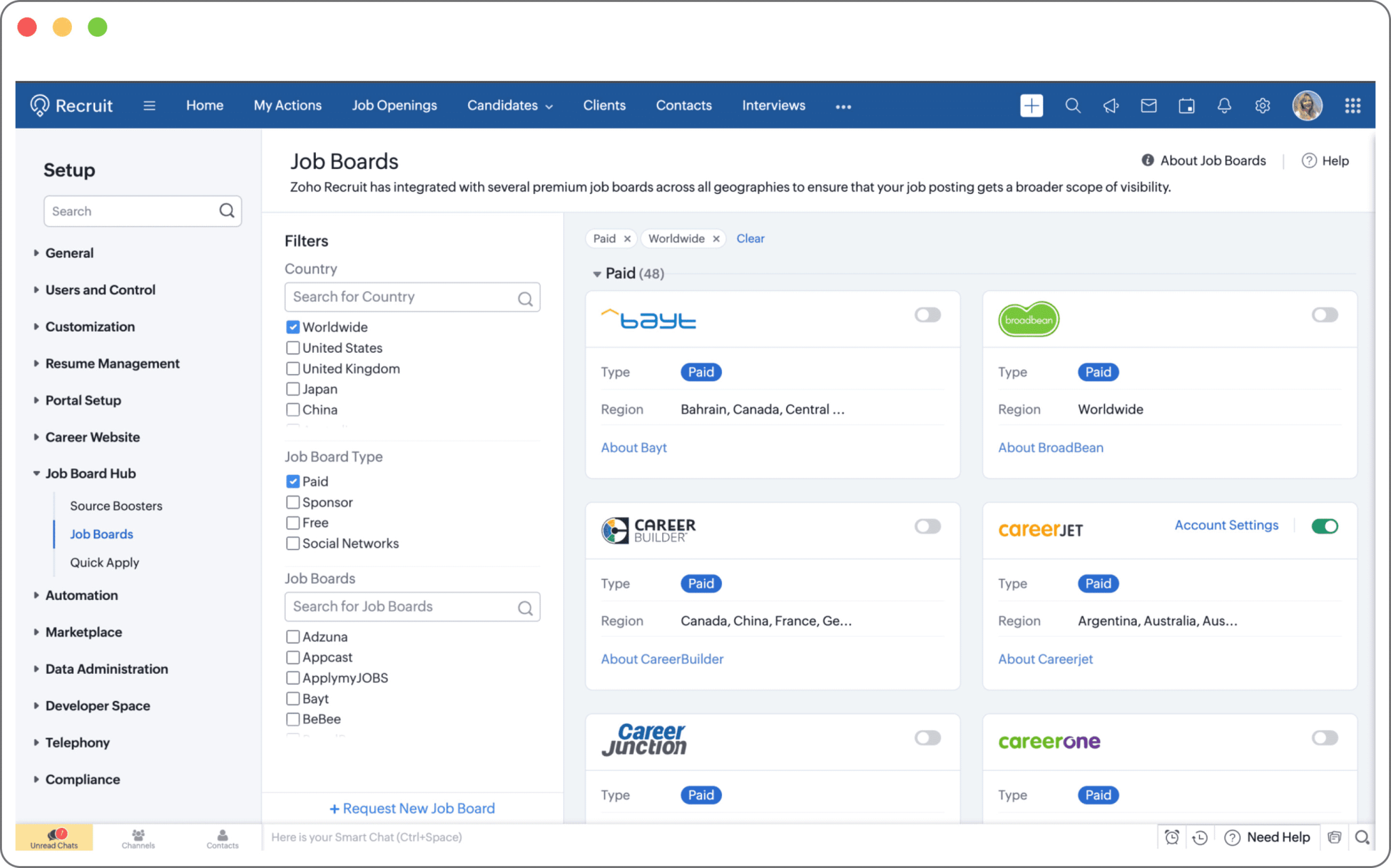 Software Zoho Recruit