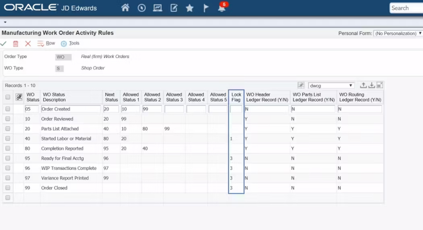 Computerized Maintenance Management System (CMMS) Oracle