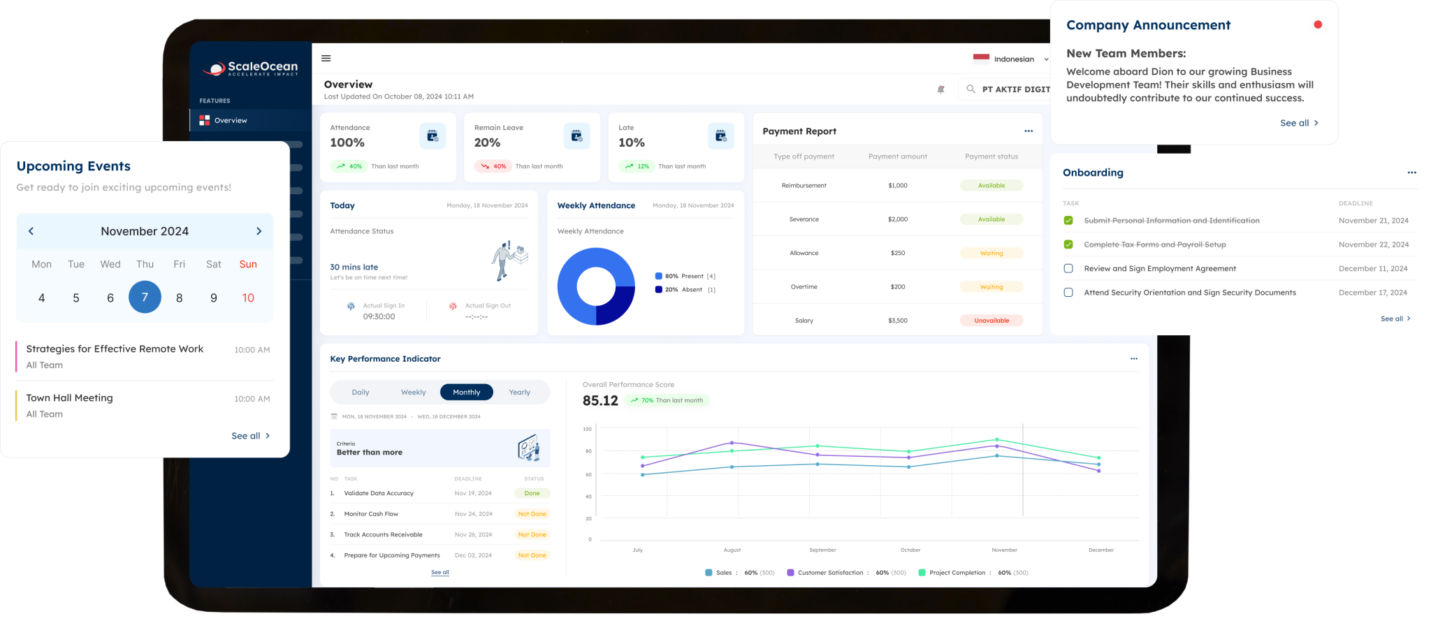 Sistem Penggajian Lebih Sederhana dan Optimal dengan Software Payroll ScaleOcean