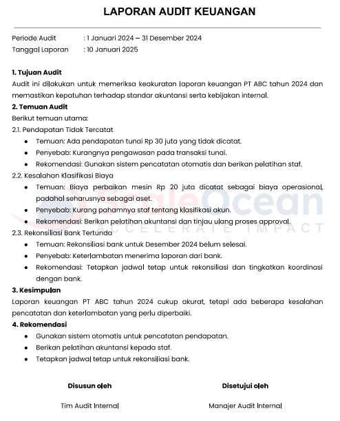 Laporan Audit Keuangan