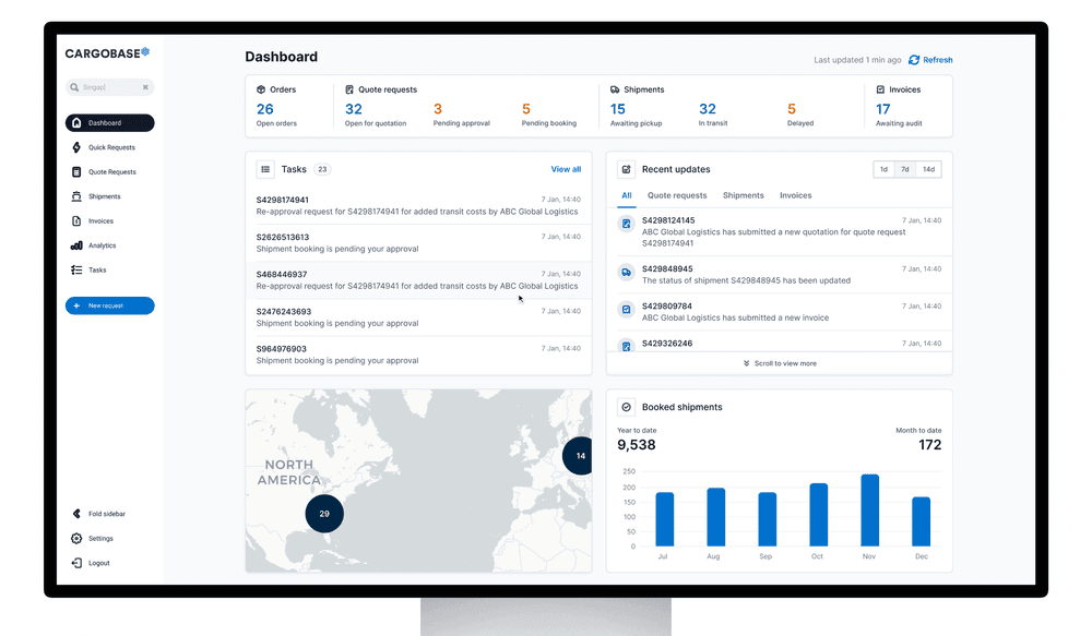 Aplikasi Freight Rate CargoBase