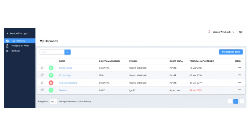 Harmony Accounting Application for Business