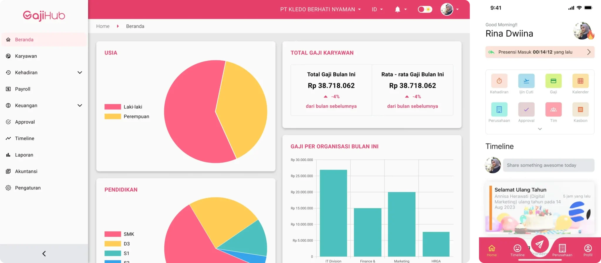 Aplikasi Payroll Indonesia Gajihub