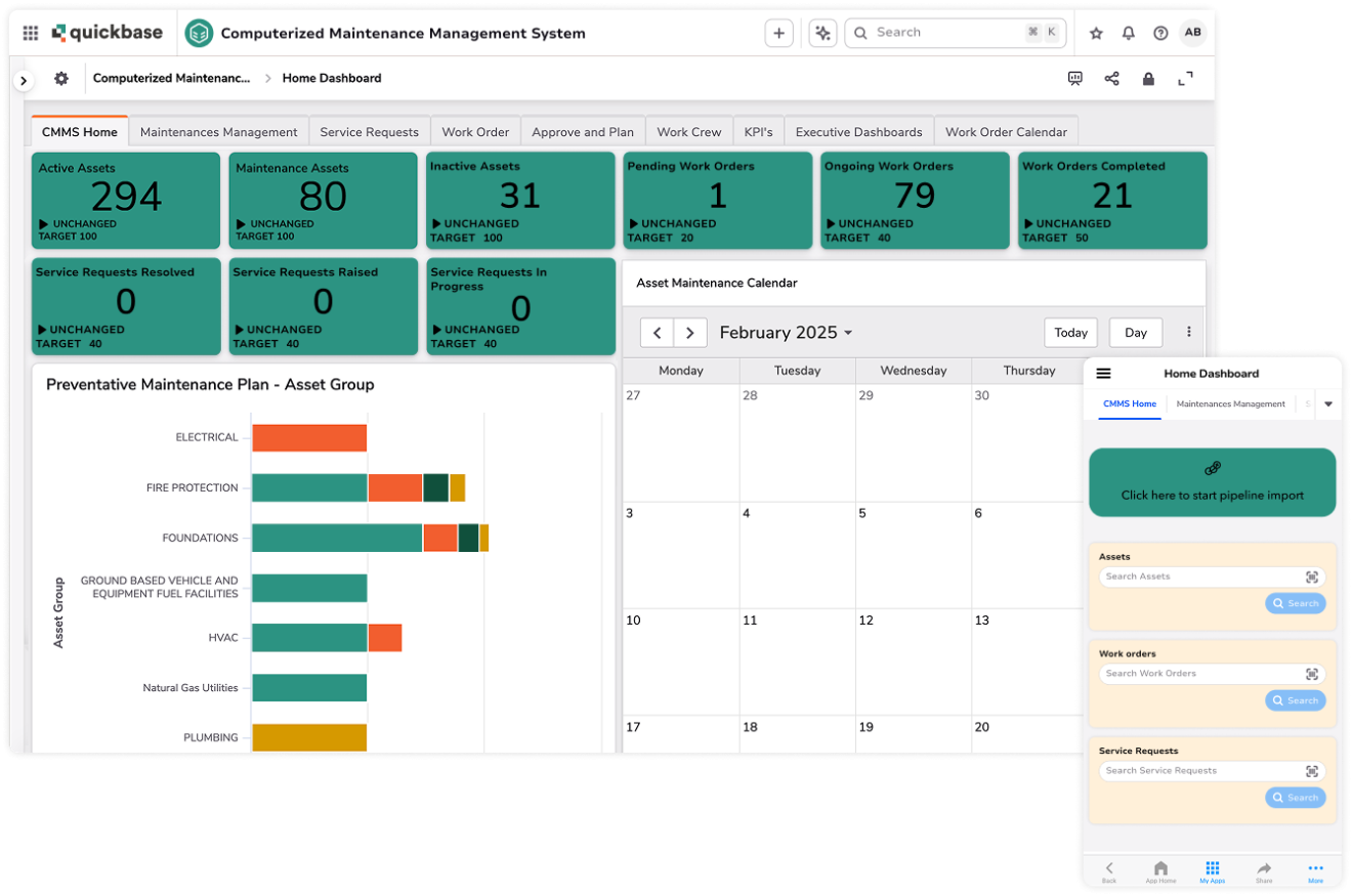 Facility Management Software Quickbase