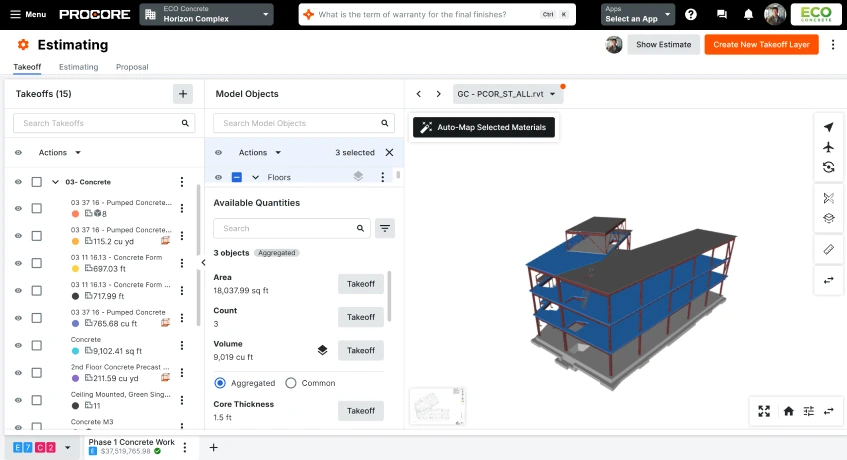 Aplikasi Kontraktor Procore