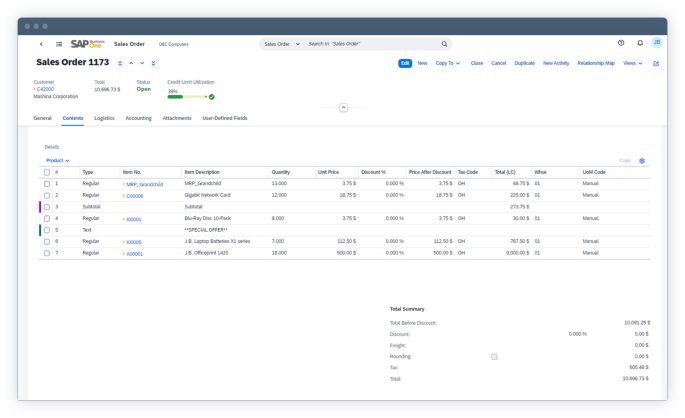 SAP Business One Multi-Entity Accounting Software