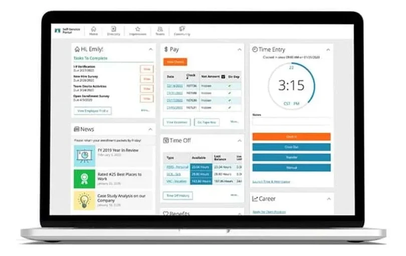 Cloud HCM Software Paylocity