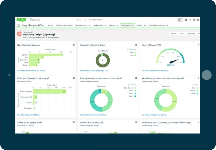 Cloud HCM Software Sage People