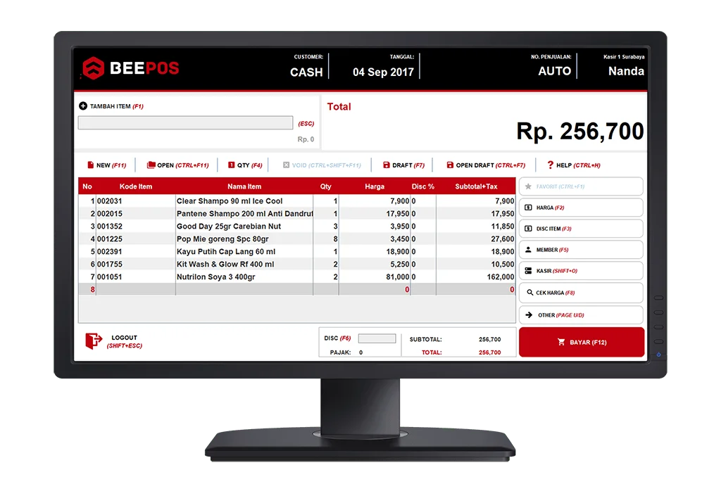 Software Minimarket Beepos
