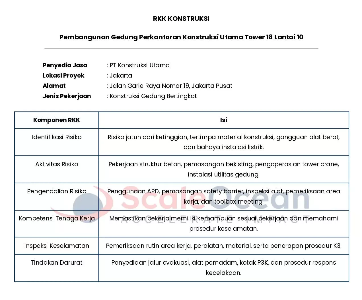 RKK Konstruksi ScaleOcean