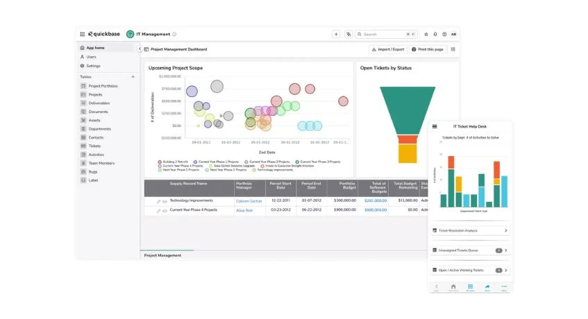QuickBase the best Construction Estimating Software