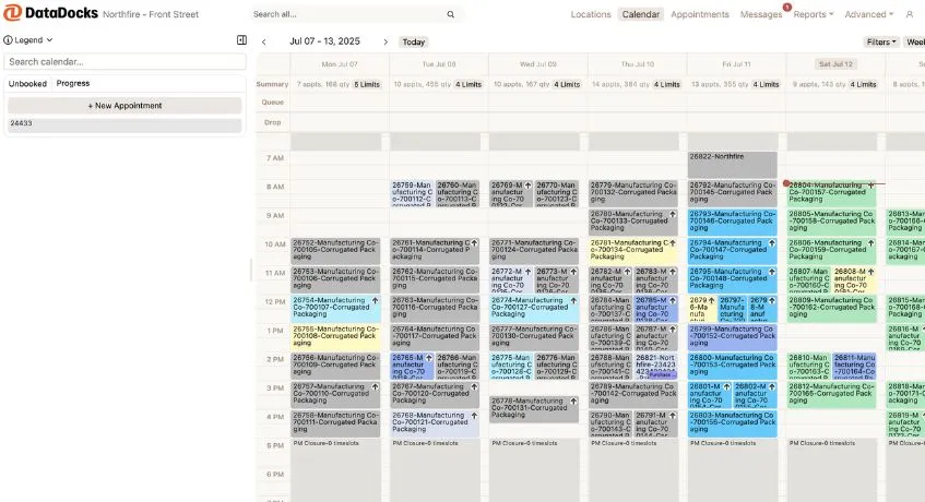 datadocks for dock scheduling software