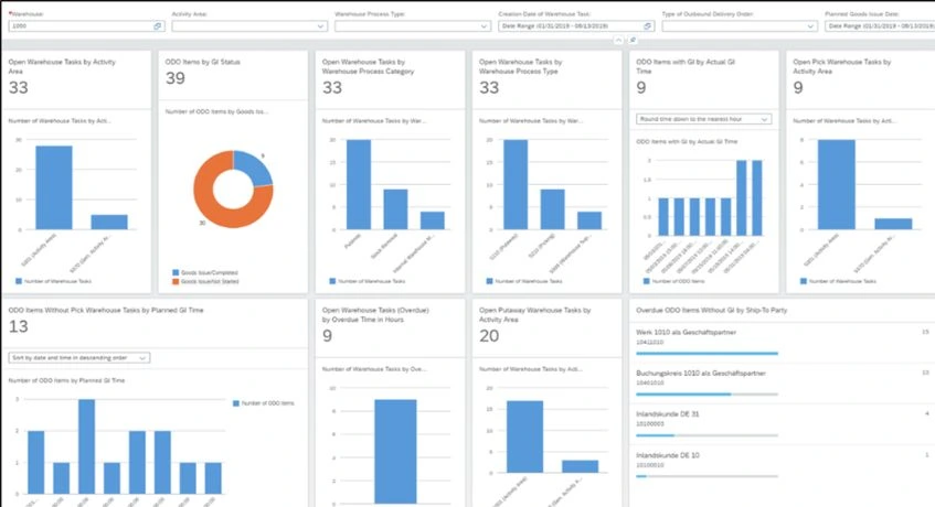 SAP for warehouse management System