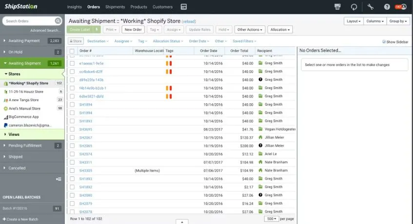 shipstation inventory for order fulfillment software