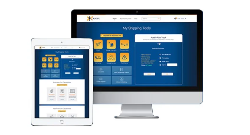 kuebix tms ofr logistics management software