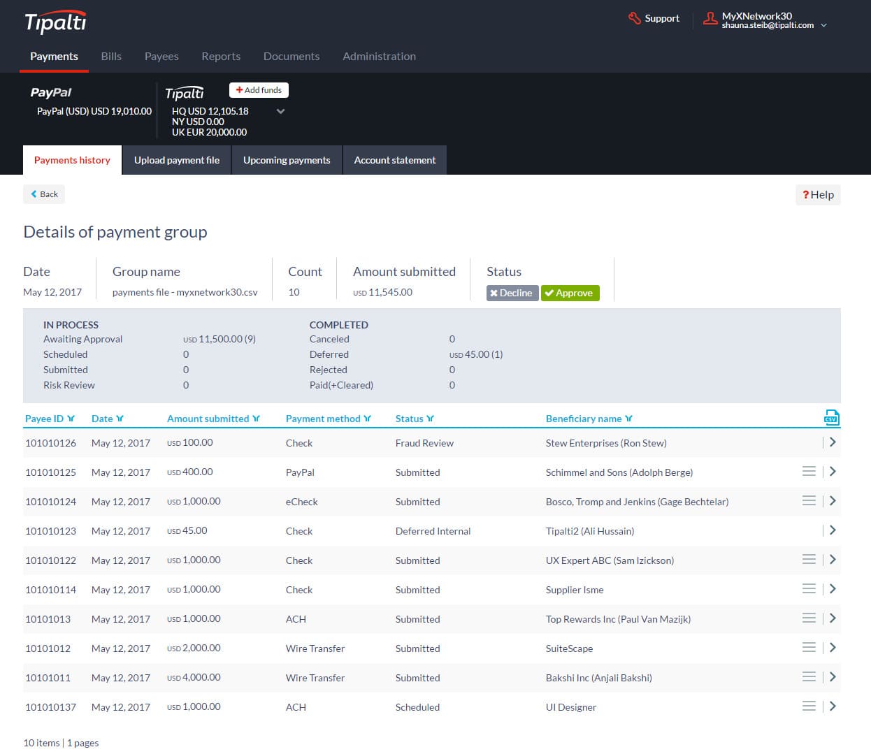 Tipalti AP Automation Software
