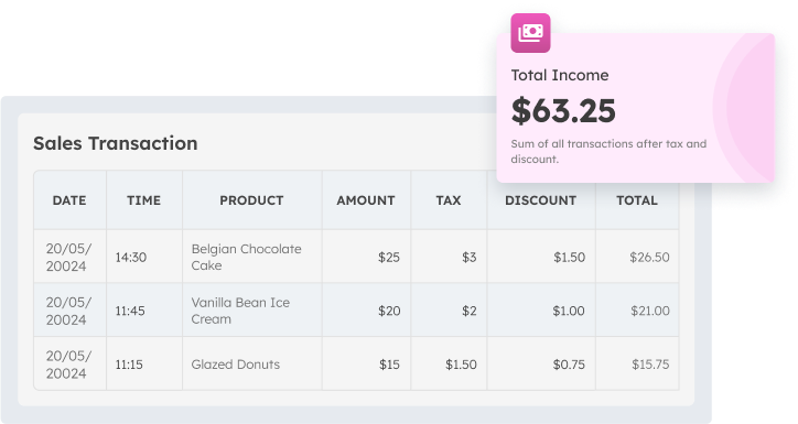 ScaleOcean's revenue management automatic calculation