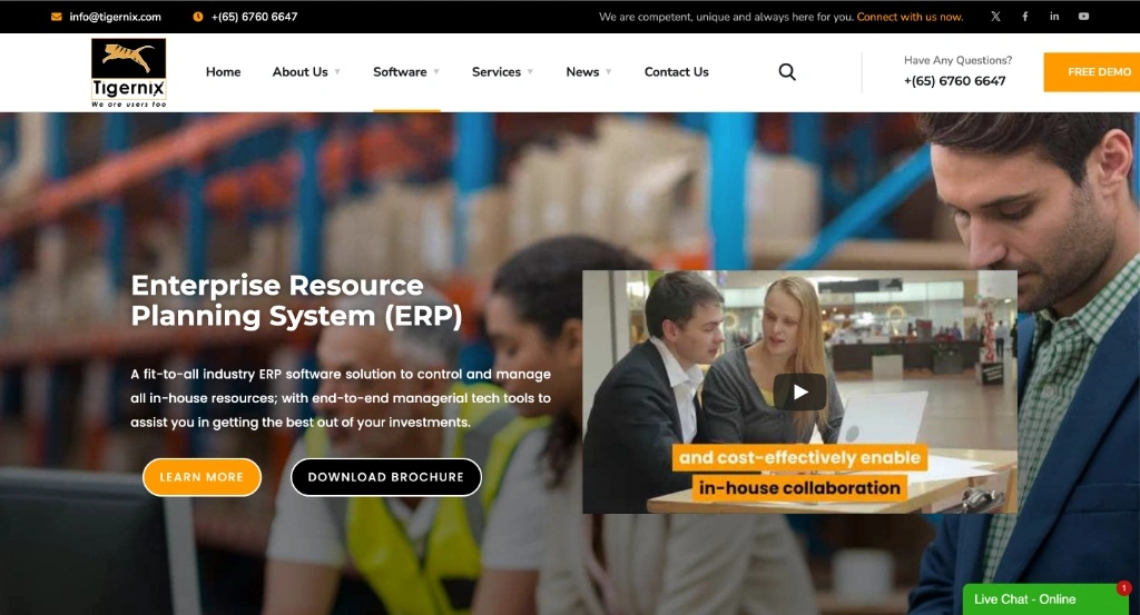 What Is Tigernix ERP?